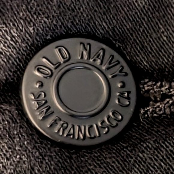 🧭Old Navy "Rock Star" Super Skinny Mid-Rise Jeans in "Black Jack" Color - Picture 5 of 9